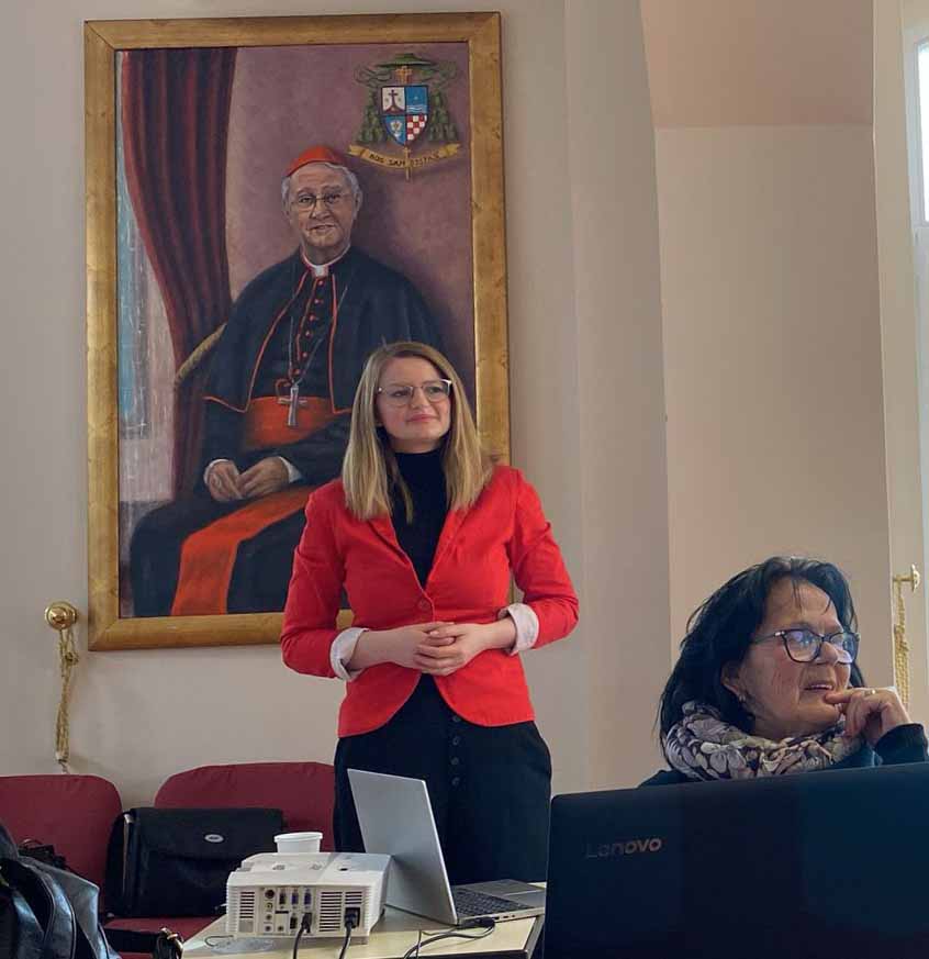 O suradnji je govorila Valentina Borovac, voditeljica Tiskovnog ureda Biskupije                                                                                                                                                                           